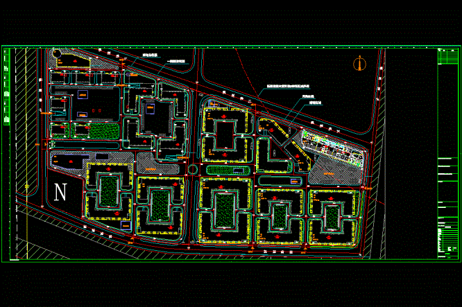 某公寓型小区给排水施工CAD图.dwg