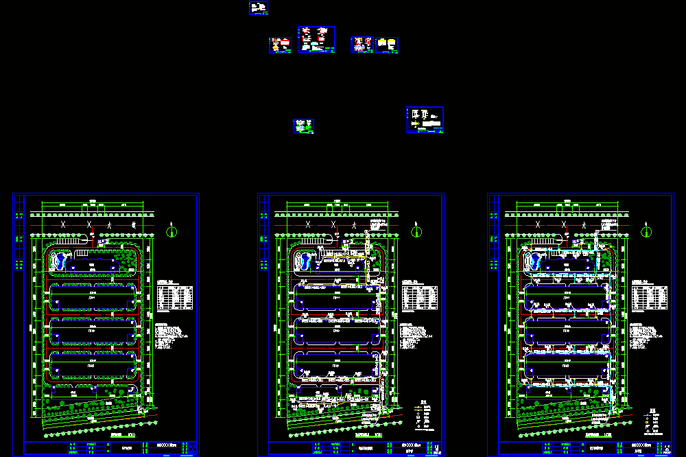 浙江某公司厂区给排水CAD图.dwg