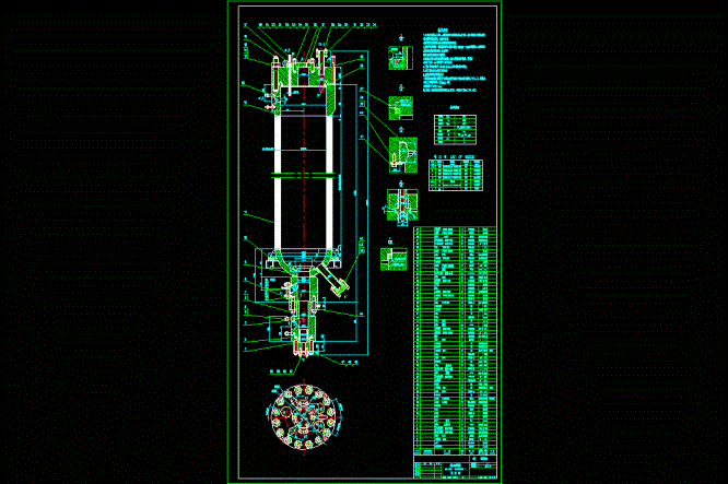 DN1000氨合成塔CAD图纸.dwg