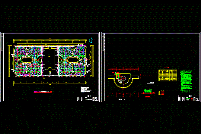 广场喷灌平面CAD图.dwg