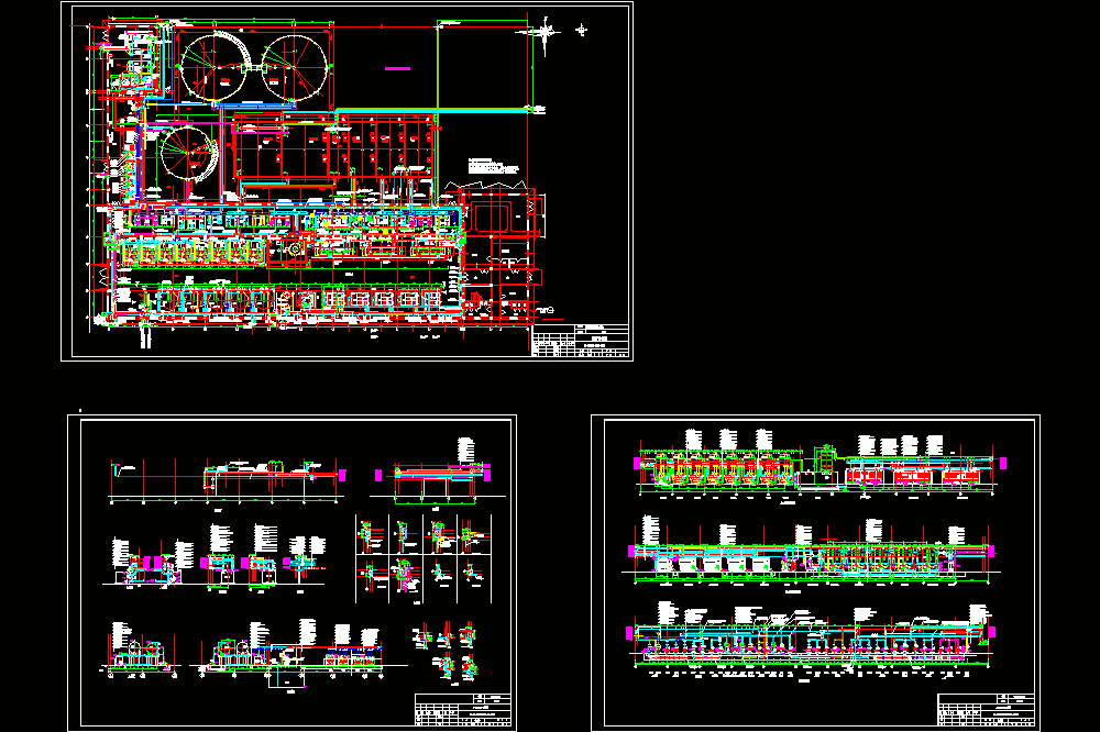 化学水处理及排污水回用系统CAD图.dwg