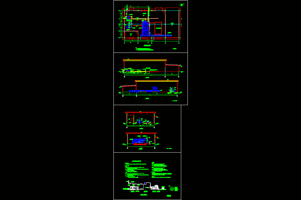 某甲级院带式压滤机脱水机房施工CAD图.dwg