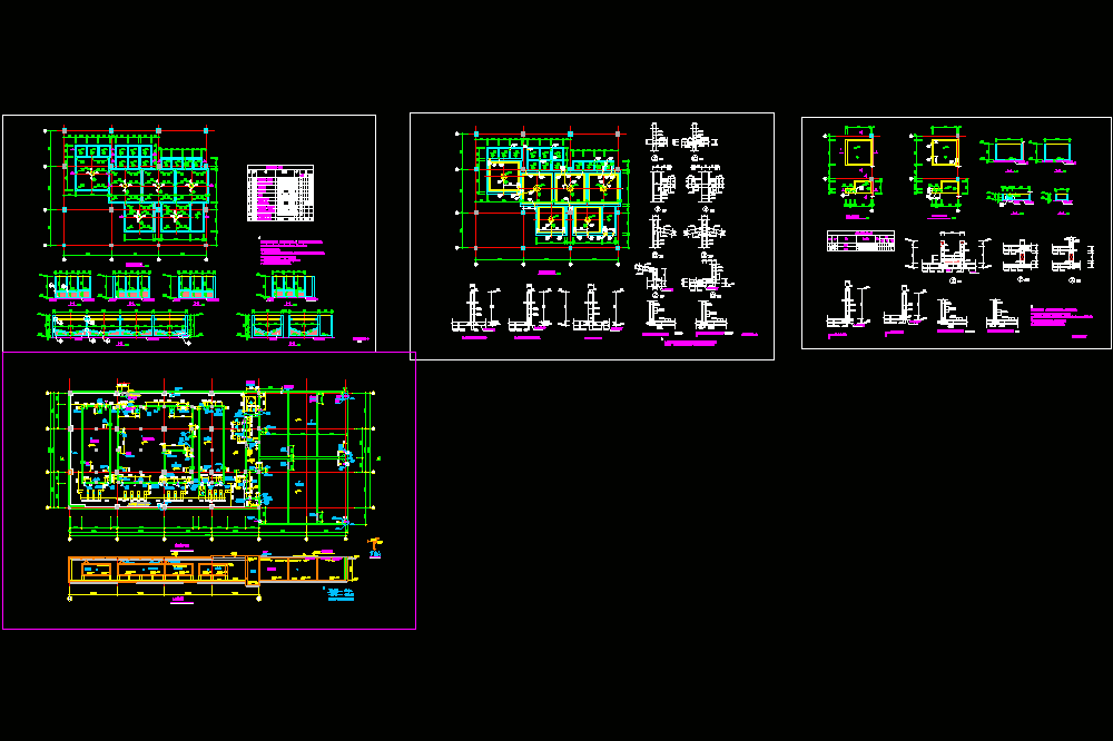 某机械研磨废水处理站土建CAD图.dwg