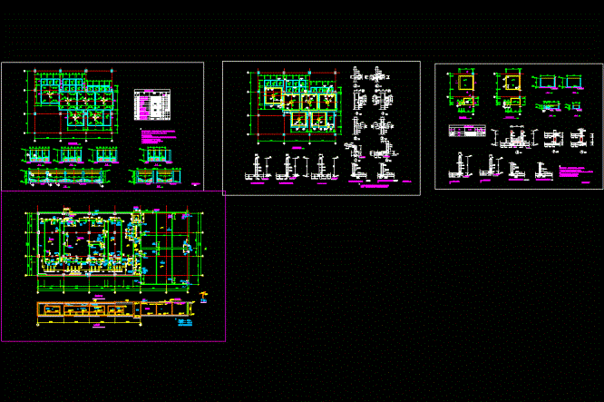 某机械研磨废水处理站土建CAD图.dwg