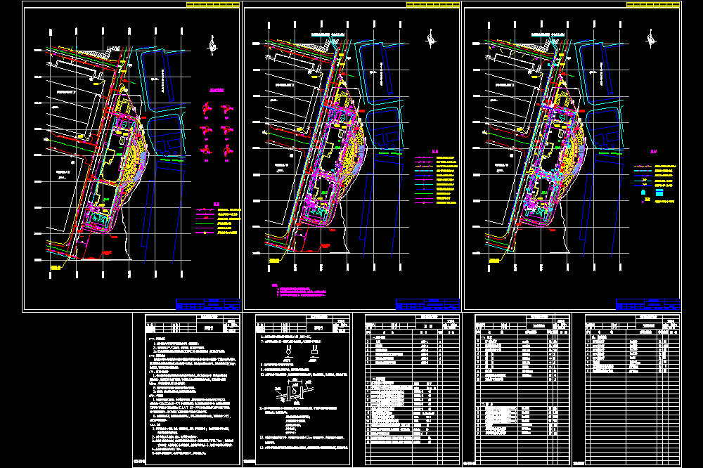 某建筑物室外给排水管网施工CAD图.dwg