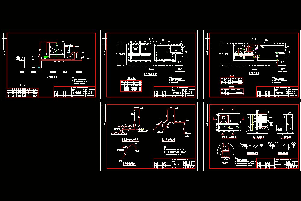 毛织废水处理工程CAD图.dwg