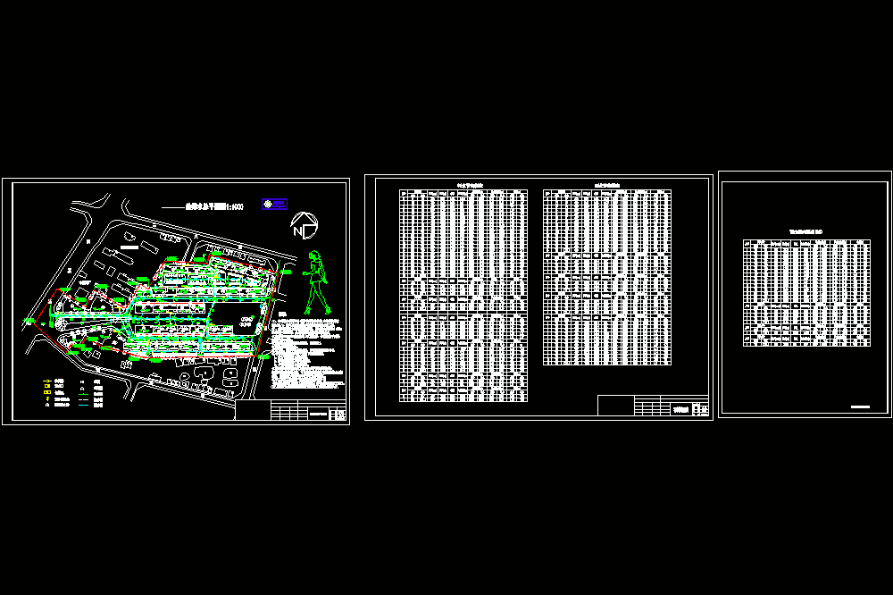 某商业街给排水总平面CAD图.dwg