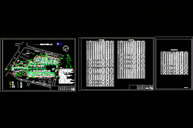 某商业街给排水总平面CAD图.dwg