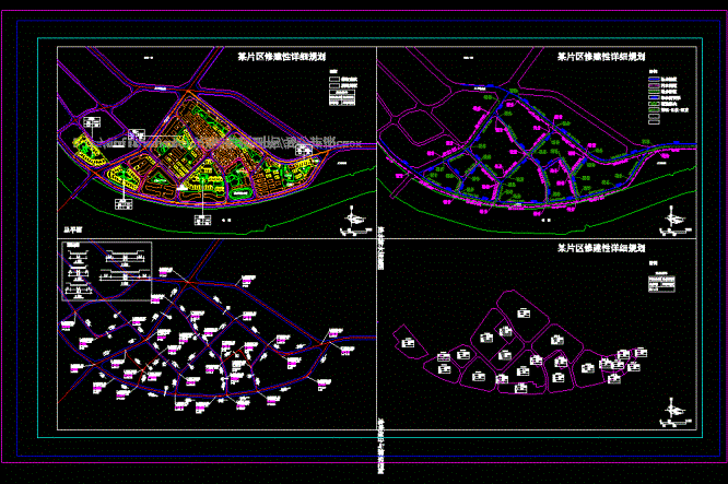 某片区给排水规划总平面CAD图.dwg