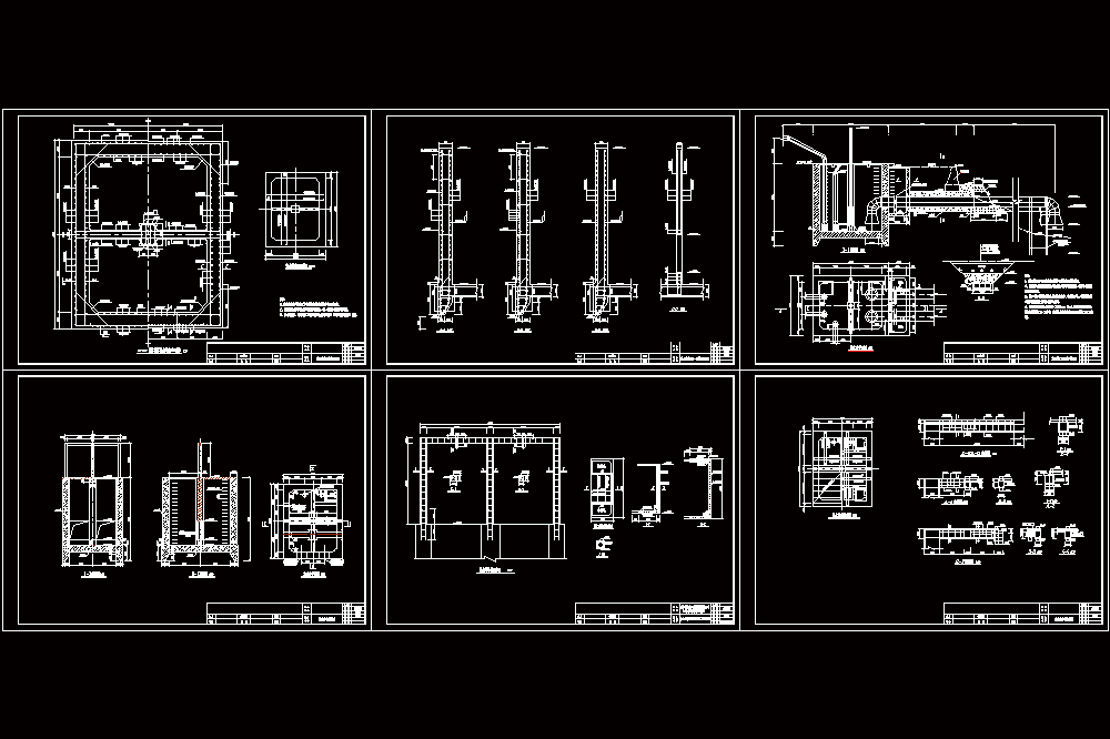 江边取水项目集水井施工CAD图.dwg