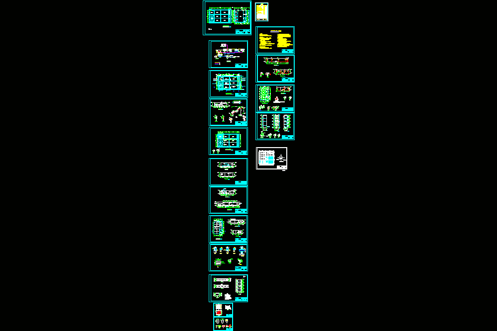 某生活污水处理工程施工CAD图.dwg