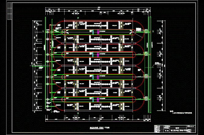 十万吨氧化沟平面CAD图.dwg