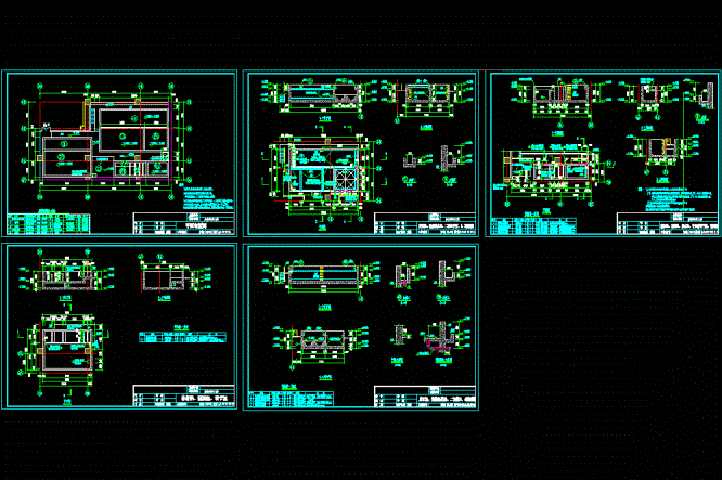 某商业中心土建结构CAD图.dwg