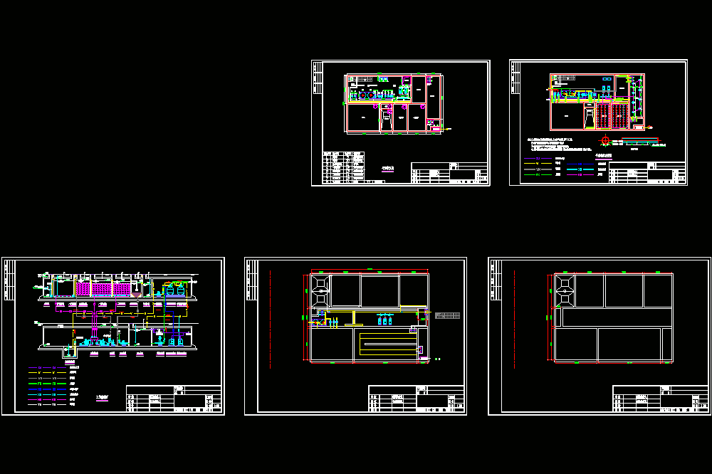 500生活污水中水回用全套CAD图.dwg