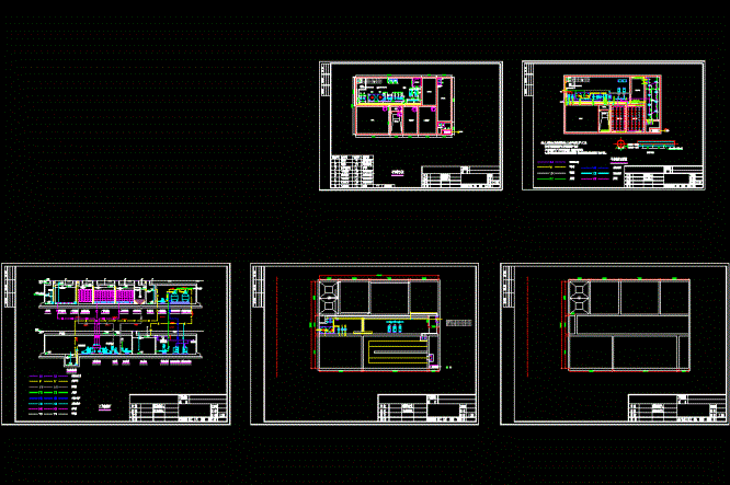 500生活污水中水回用全套CAD图.dwg