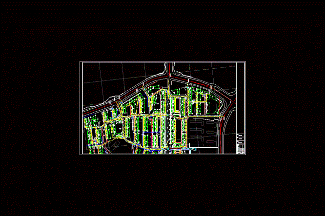 某市街区改造排水总平面CAD图.dwg