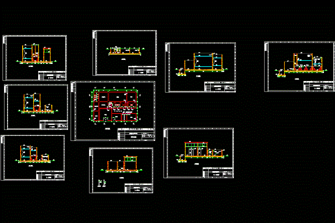 洗桶废水处理土建CAD图.dwg