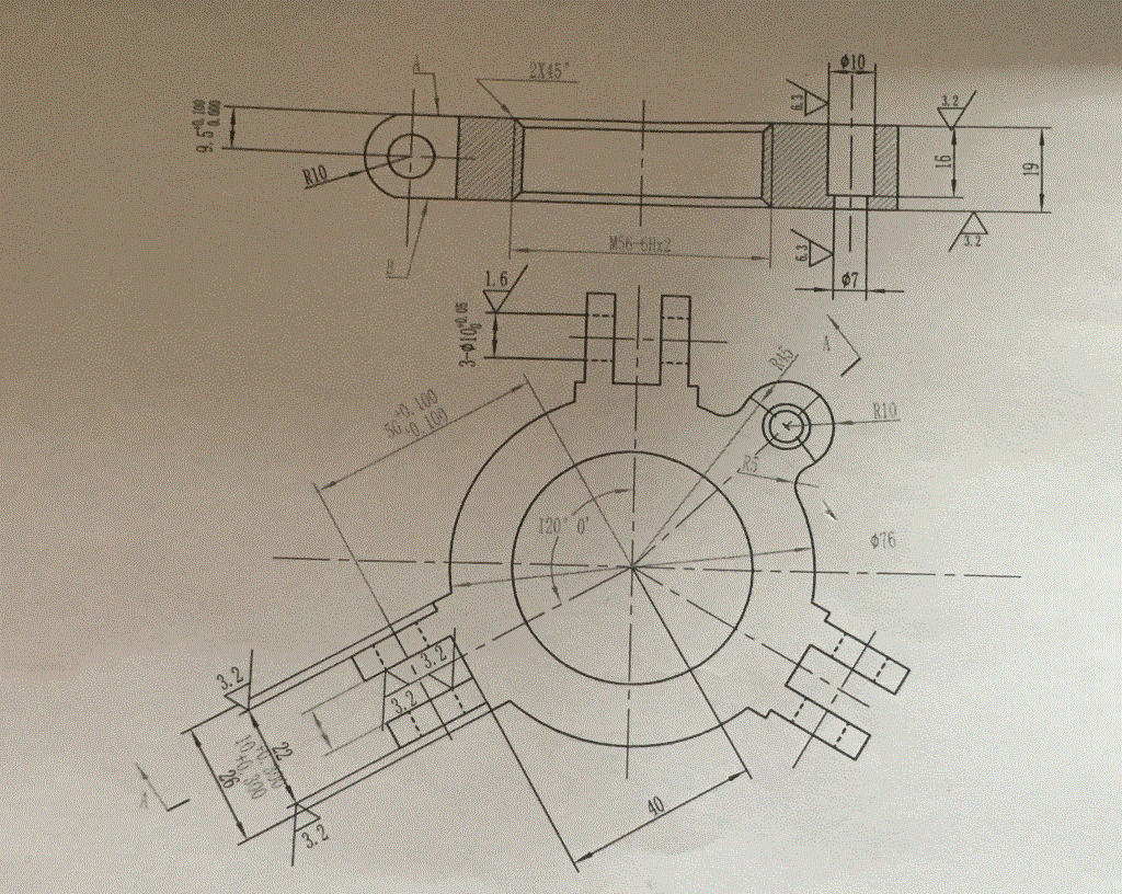 推压子架机械加工工艺规程及钻Φ7孔夹具设计（CAD图纸+说明书）.zip