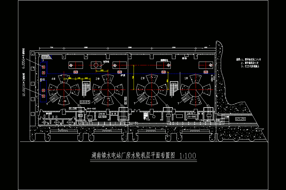 湖南镇水电站枢纽布置及调压室设计（二）【含CAD图纸+文档】.zip