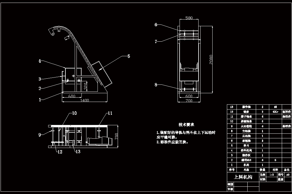 一种快递包裹上料装置的结构设计【含CAD图纸+文档】.zip