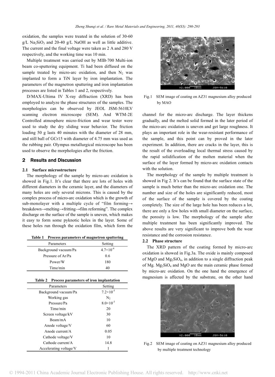 外文原文-复合处理对镁合金耐磨性能的影响.pdf_第2页