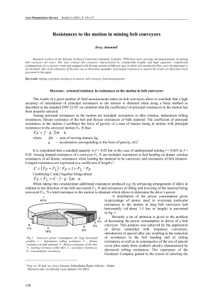 外文原文-矿山皮带输送机的运动阻力.pdf
