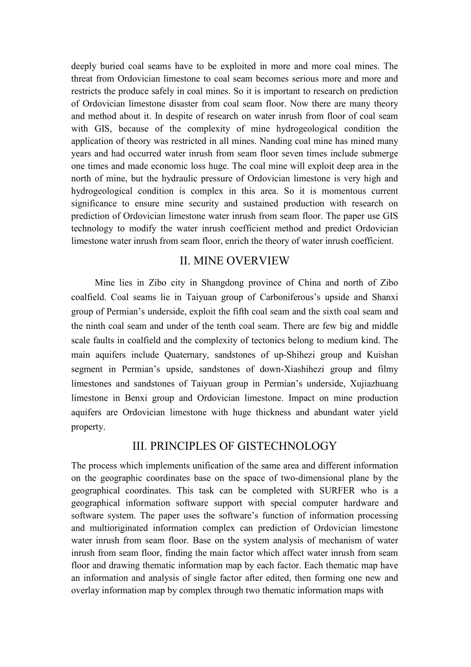 外文翻译-GPS技术在煤层底板奥灰突水预测南定煤矿的应用.doc_第2页