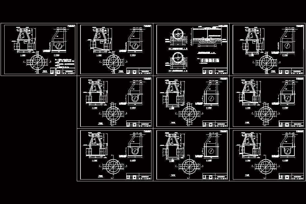 某市政检查井竣工CAD图.dwg