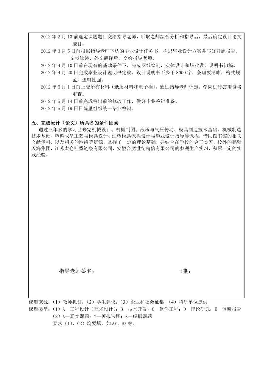 Mp3充电器后盖注射模具设计与制造-开题报告.doc_第2页