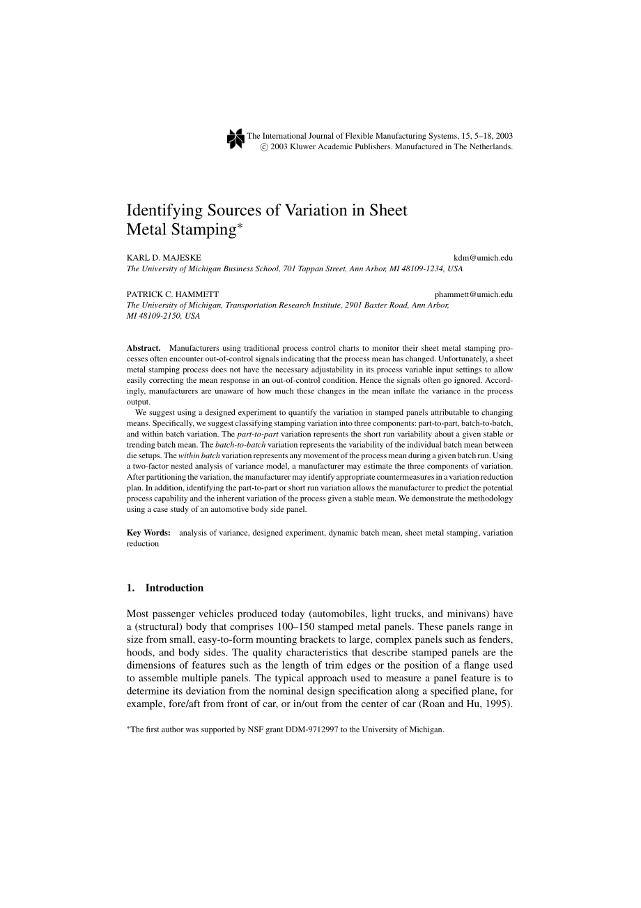 外文原文-金属板成型时易变原因的验证.PDF_第1页