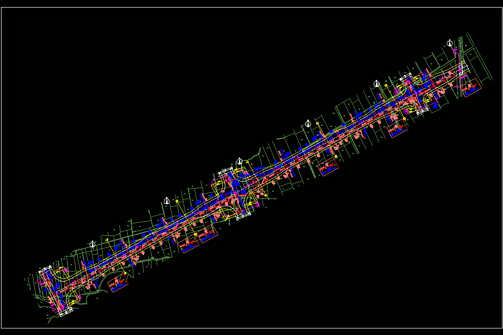 某市政道路给排水系统施工图.dwg