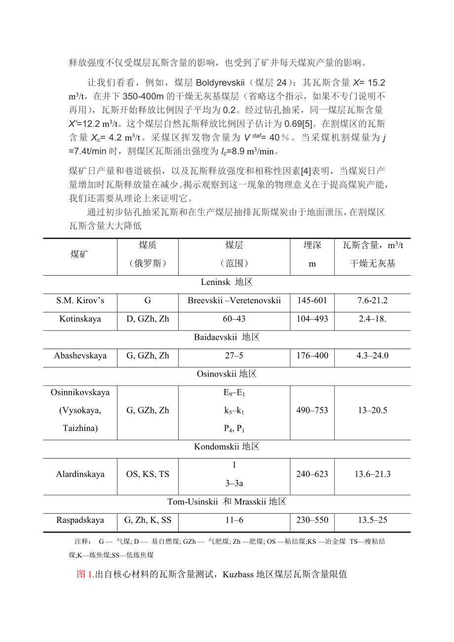 外文翻译-开采矿产资源技术在高产高效煤矿中瓦斯涌出特征.docx_第2页