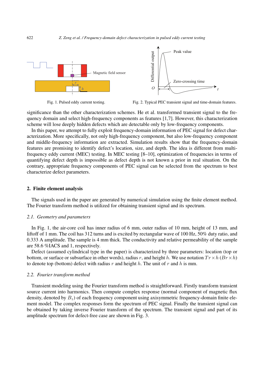 外文原文-脉冲涡流检测中的频域缺陷特征.pdf_第2页