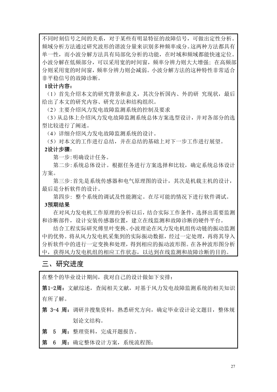 风力发电风车故障监测系统设计-开题报告.doc_第3页