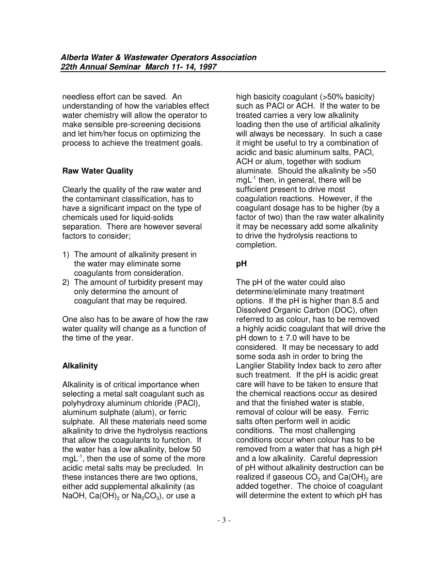 外文原文-怎样选择一种化学性的混凝剂和絮凝剂.pdf_第3页