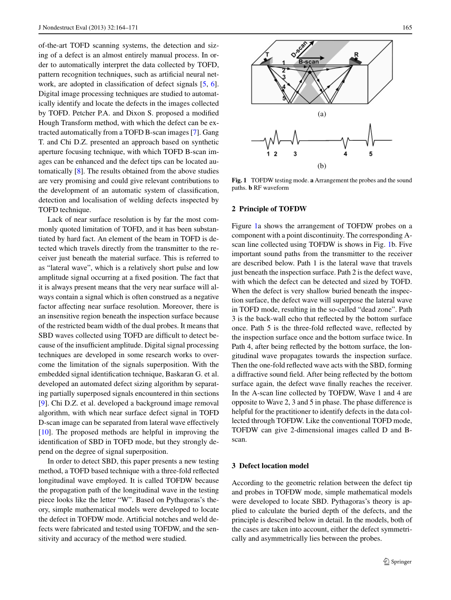 外文原文-基于超声TOFD浅埋藏缺陷检测方法.pdf_第2页