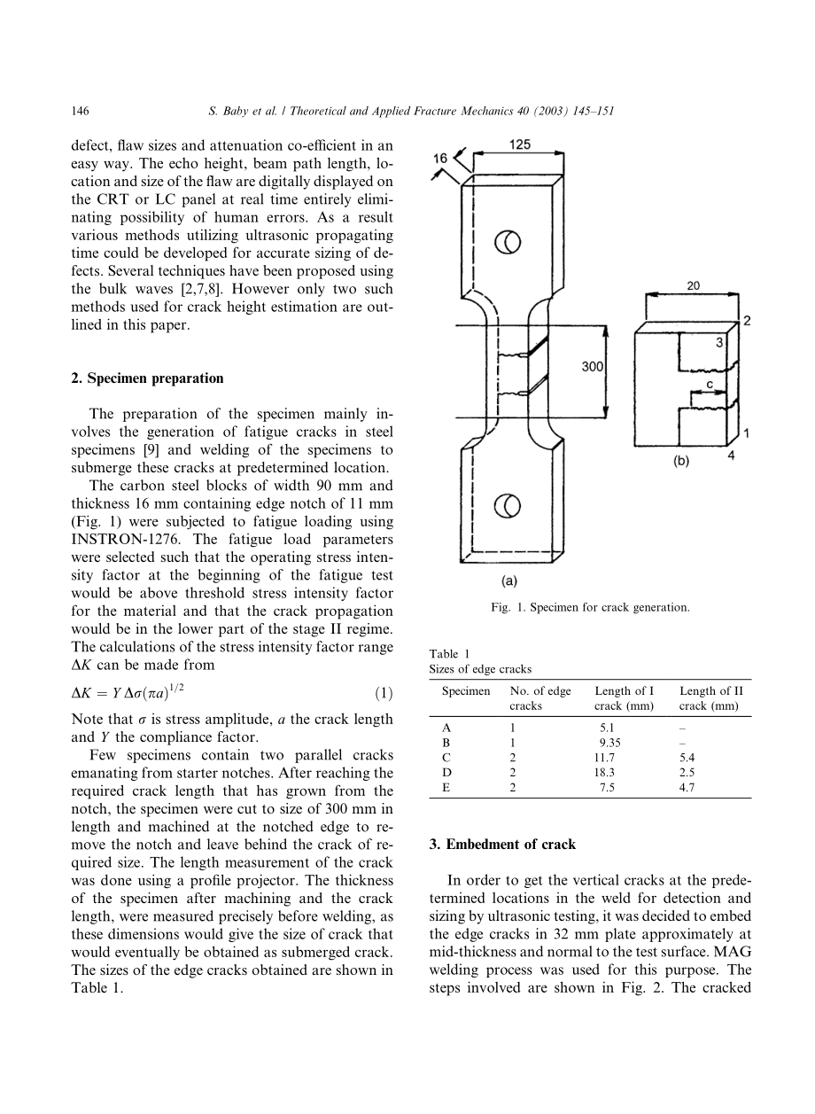 外文原文-利用超声波确定铁素体钢焊缝内部的纵向裂纹的大小.pdf_第2页