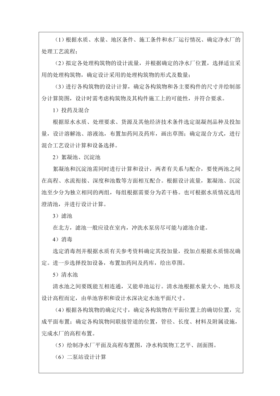 许昌市某区给水工程工艺设计-开题报告.doc_第2页