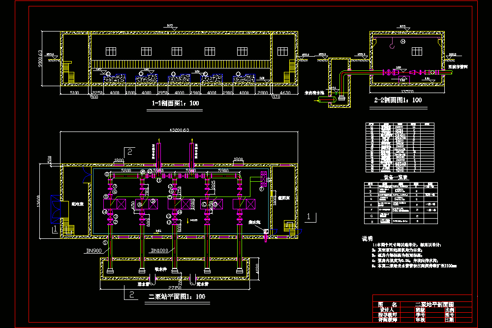 芜湖市某区给水工程工艺设计【含CAD图纸+文档】.zip