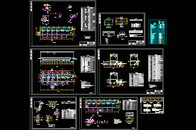 某水厂15万吨送水泵房工艺CAD图.dwg