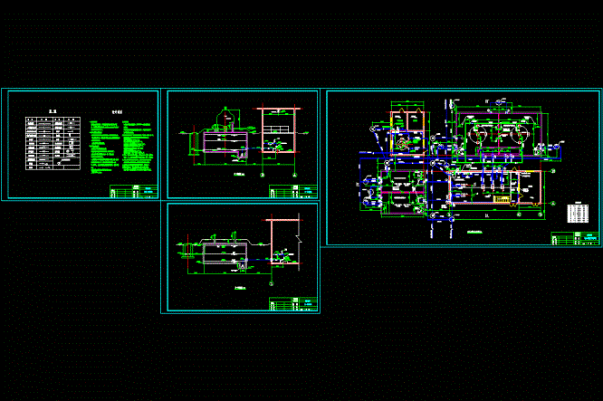 某水泥厂循环水综合水泵房CAD图.dwg