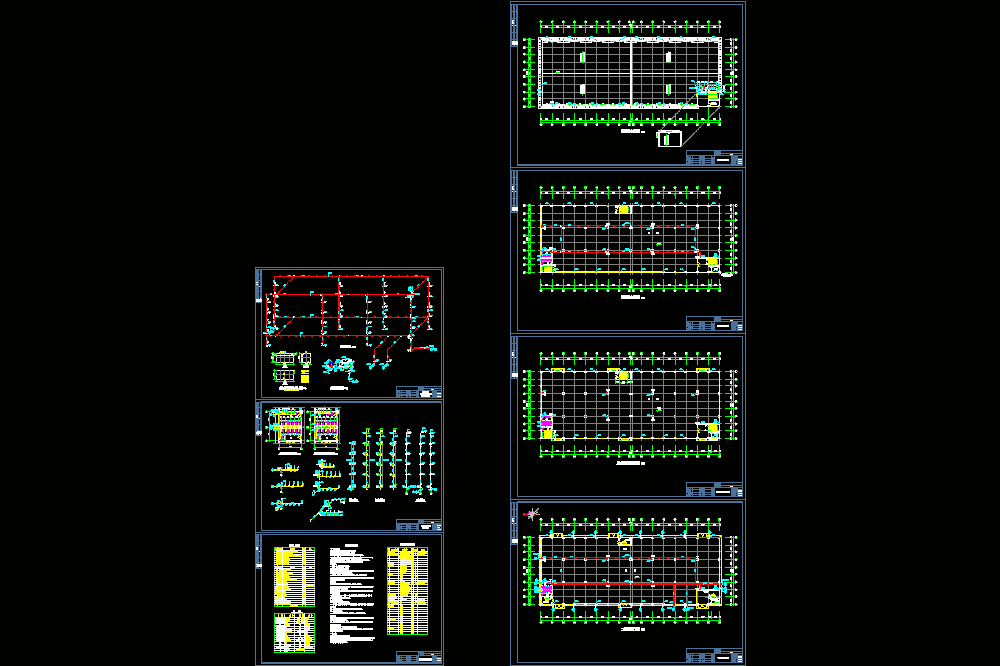 某多层电子厂房平面CAD图.dwg