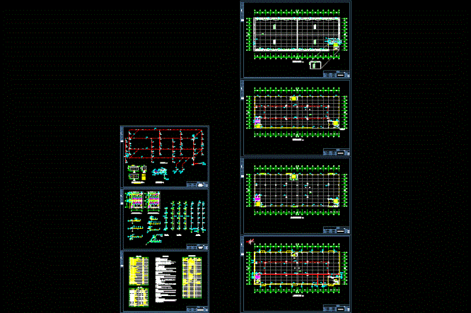 某多层电子厂房平面CAD图.dwg