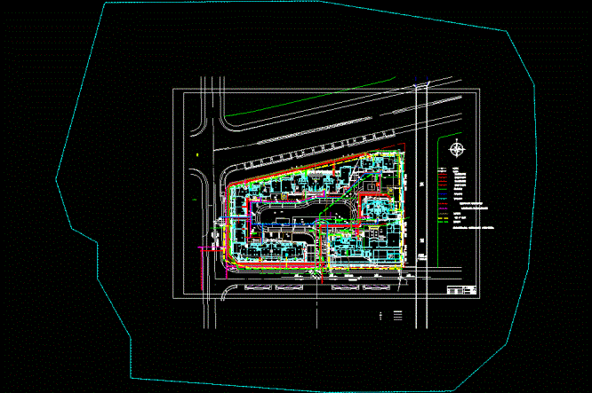 某高层区块管网综合CAD图.dwg