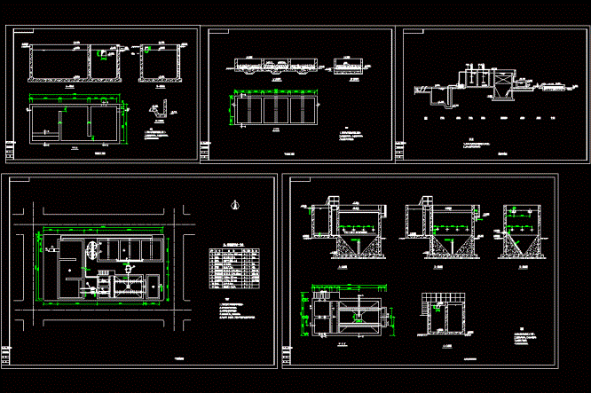 某钢管拉制厂污水处理(100t)CAD图.dwg