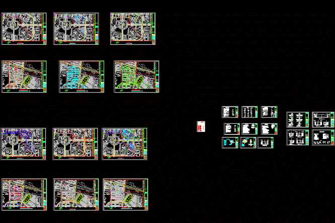 江苏某高校区给排水室外管线CAD图.dwg
