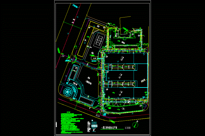 给排水总平面CAD图.dwg