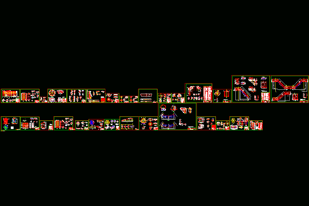 400m3干式沼气柜制作施工CAD图.dwg