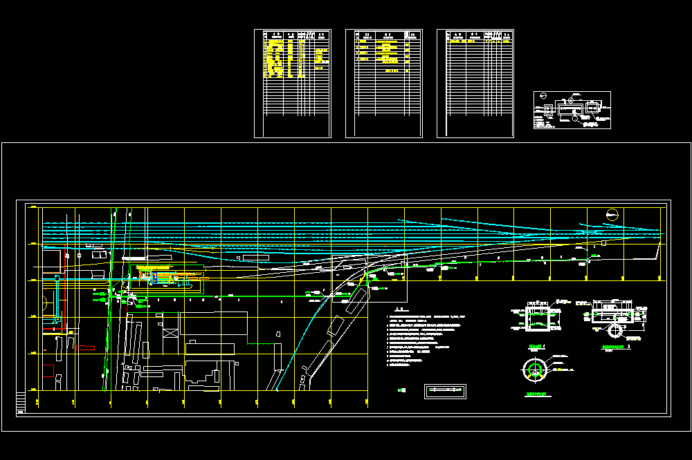 某工程给水管道穿铁路CAD图.dwg