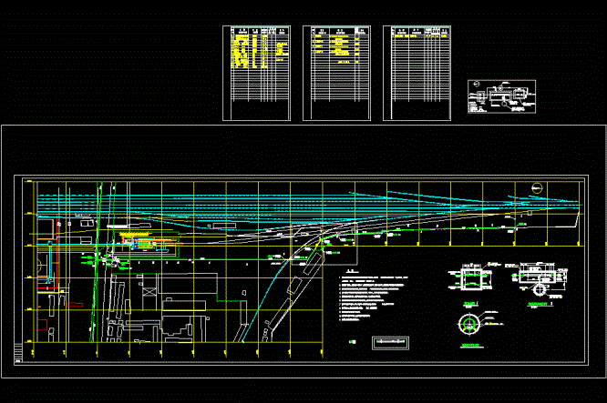 某工程给水管道穿铁路CAD图.dwg